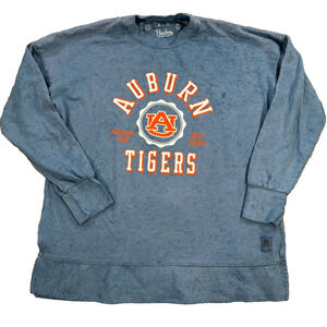 Pressbox by Royce Apparel Auburn Tigers Terry Sweatshirt Women's Medium Distress